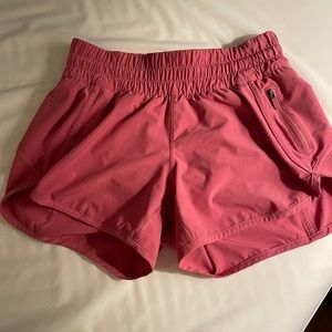 Lululemon rose pink shorts size 4